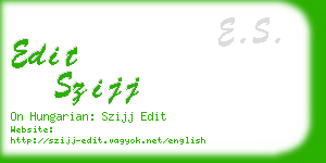 edit szijj business card